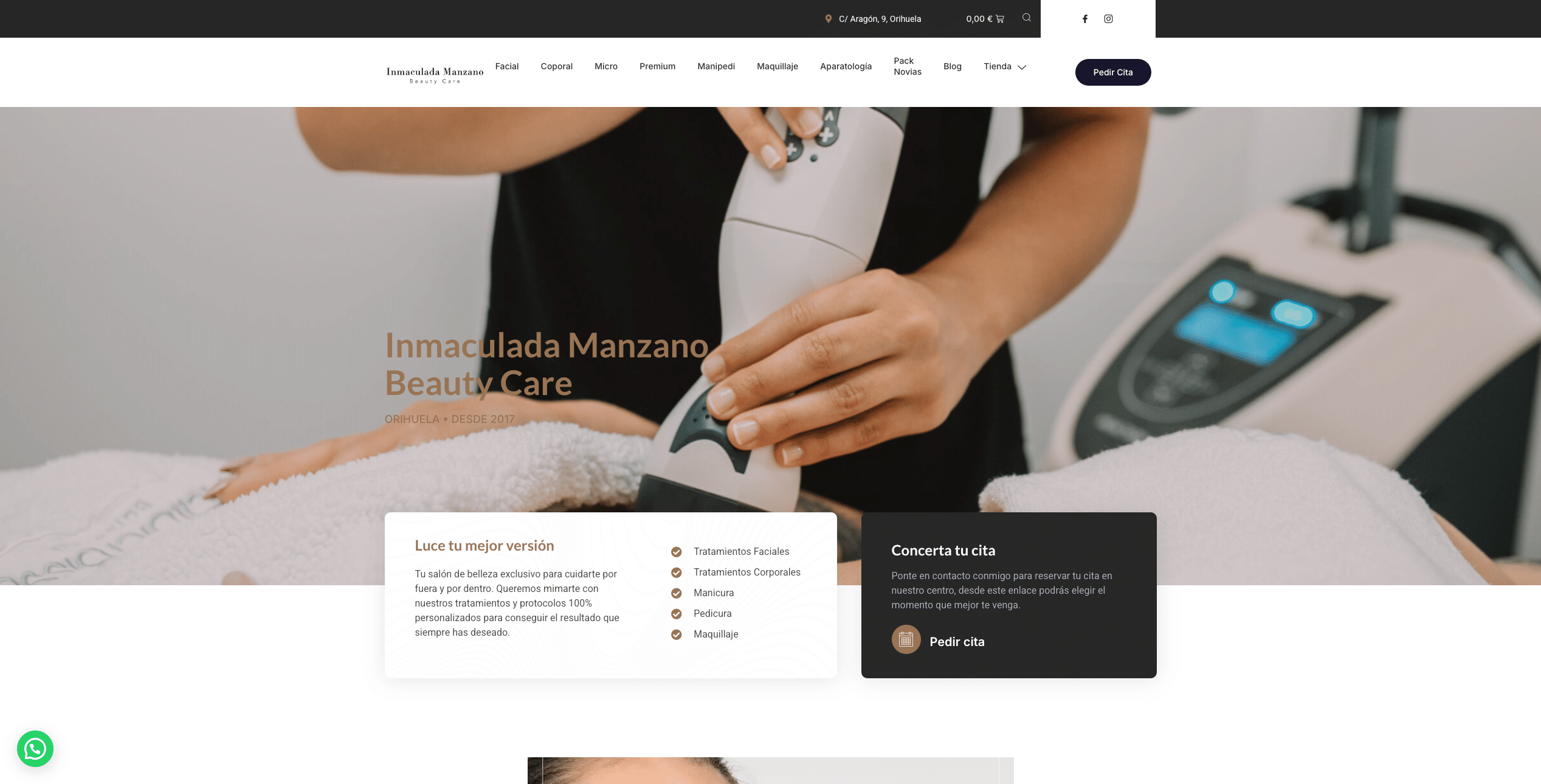 Inmaculada Manzano Beauty Care